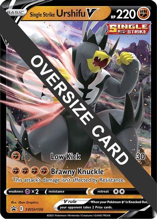 Single Strike Urshifu V SWSH106 - Promo - Holofoil