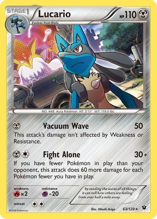 Lucario 063/124 - Promo - Holofoil