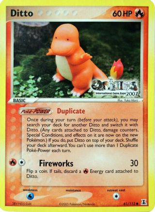 Ditto 061/113 - Promo