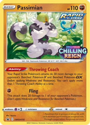 Passimian SWSH115/307 - Promo - Holofoil