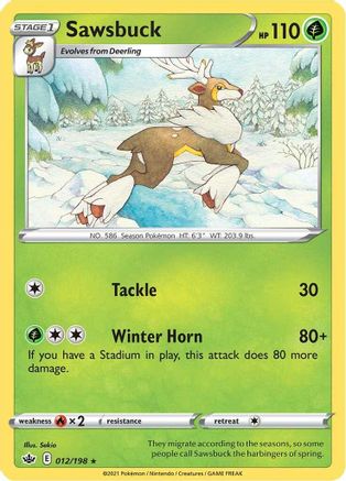 Sawsbuck 012/198/198 - Rare