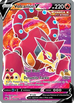 Volcanion V (Full Art) 162/198/198 - Ultra Rare - Holofoil
