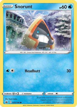 Snorunt 035/198/198 - Common