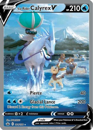 Ice Rider Calyrex V (Alternate Full Art) 164/198/198 - Ultra Rare - Holofoil