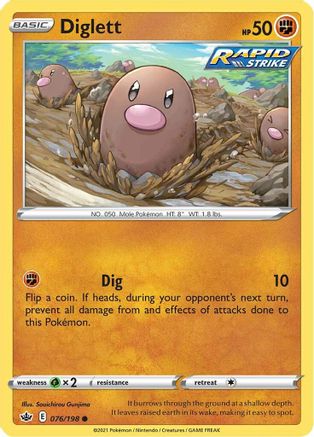 Diglett 076/198/198 - Common