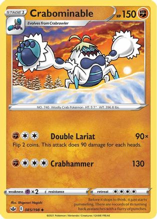 Crabominable 085/198/198 - Uncommon