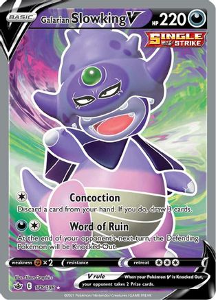 Galarian Slowking V (Full Art) 178/198/198 - Ultra Rare - Holofoil