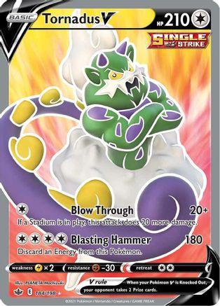 Tornadus V (Full Art) 184/198/198 - Ultra Rare - Holofoil