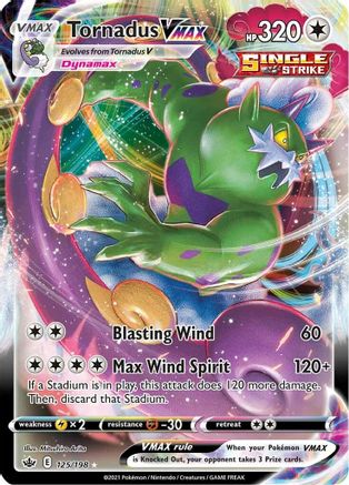 Tornadus VMAX 125/198/198 - Ultra Rare - Holofoil