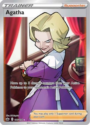 Agatha (Full Art) 186/198/198 - Ultra Rare - Holofoil