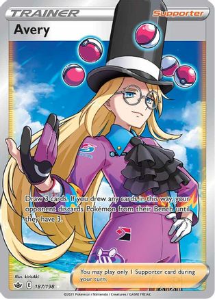 Avery (Full Art) 187/198/198 - Ultra Rare - Holofoil