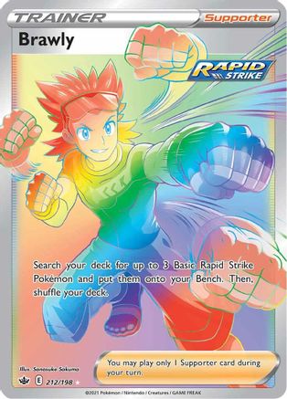 Brawly (Secret) 212/198/198 - Secret Rare - Holofoil