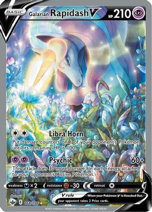 Galarian Rapidash V (Alternate Full Art) 168/198/198 - Ultra Rare - Holofoil