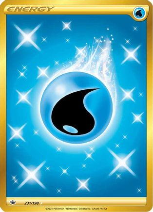 Water Energy (Secret) 231/198/198 - Secret Rare - Holofoil