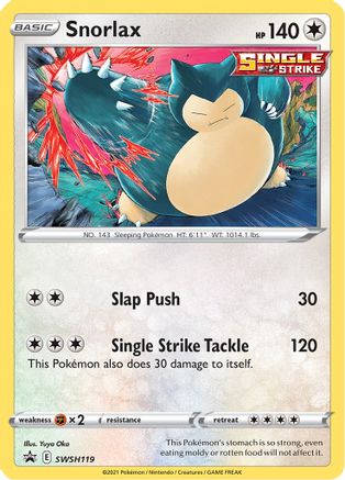 Snorlax SWSH119/307 - Promo - Holofoil
