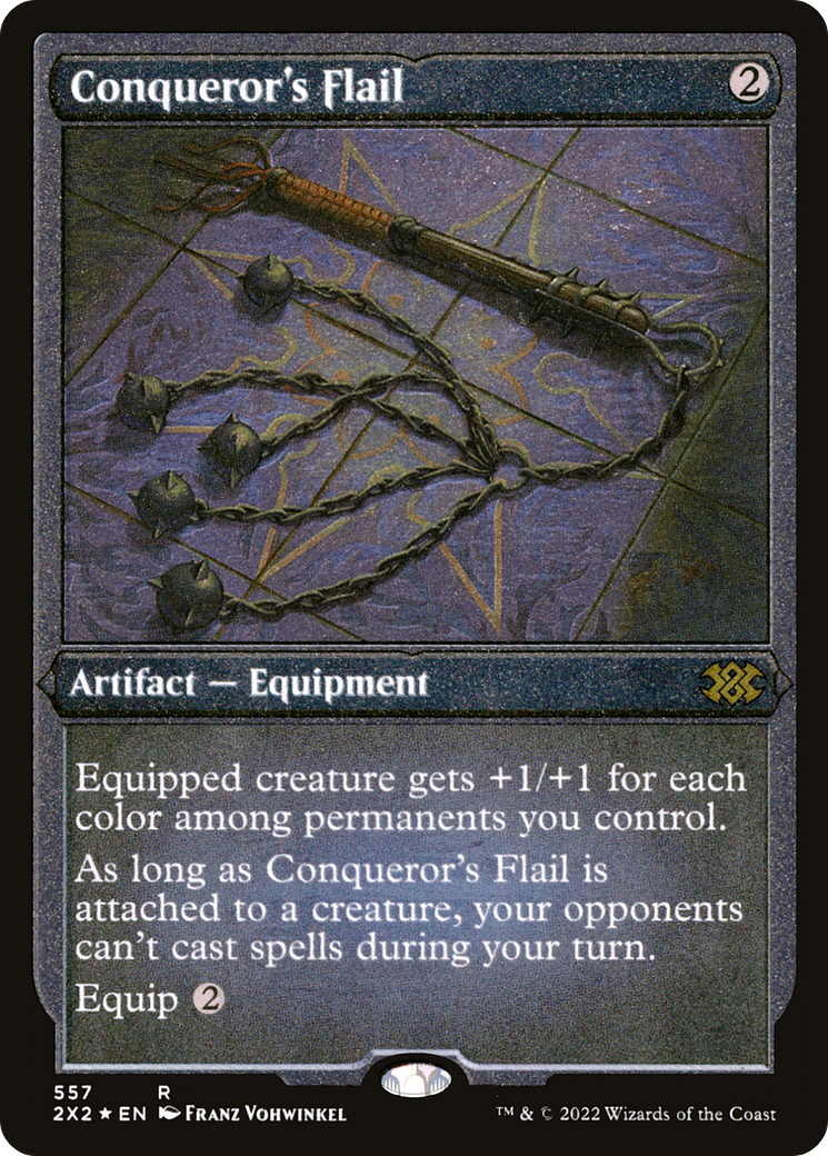 Conqueror's Flail (Foil Etched) (2X2-557) - Double Masters 2022 Foil