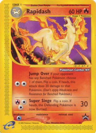 Rapidash [Pokemon Center NY] 051/53 - Promo
