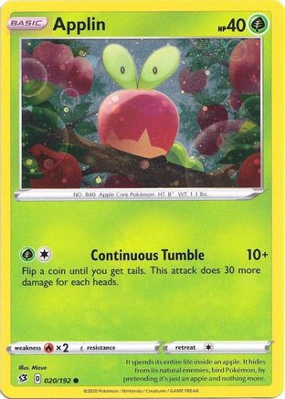 Applin 020/192 - Promo - Holofoil