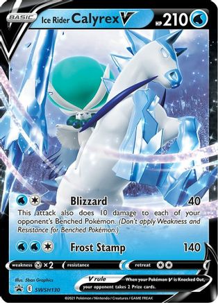 Ice Rider Calyrex V SWSH130/307 - Promo - Holofoil