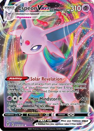 Espeon VMAX 065/203/203 - Ultra Rare - Holofoil