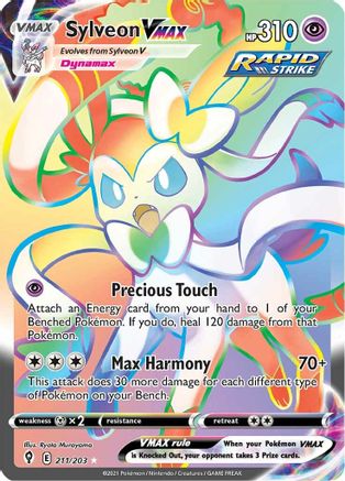 Sylveon VMAX (Secret) 211/203/203 - Secret Rare - Holofoil