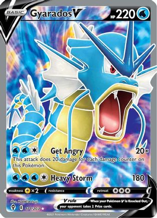 Gyarados V (Full Art) 171/203/203 - Ultra Rare - Holofoil