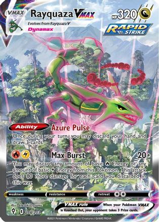Rayquaza VMAX (Alternate Art Secret) 218/203/203 - Secret Rare - Holofoil