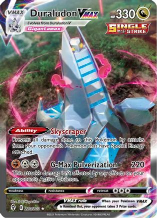 Duraludon VMAX (Alternate Art Secret) 220/203/203 - Secret Rare - Holofoil