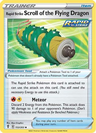 Rapid Strike Scroll of the Flying Dragon 153/203/203 - Uncommon