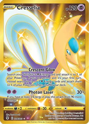 Cresselia (Secret) 228/203/203 - Secret Rare - Holofoil