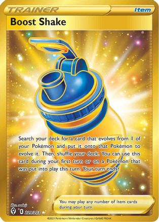 Boost Shake (Secret) 229/203/203 - Secret Rare - Holofoil