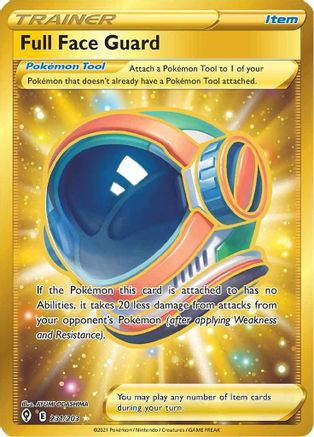 Full Face Guard (Secret) 231/203/203 - Secret Rare - Holofoil