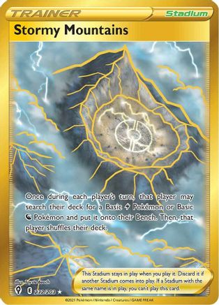Stormy Mountains (Secret) 232/203/203 - Secret Rare - Holofoil