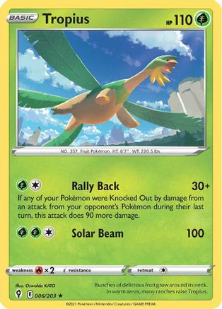 Tropius 006/203/203 - Rare