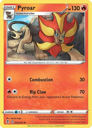 Pyroar 023/203/203 - Uncommon