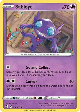 Sableye 067/203/203 - Common