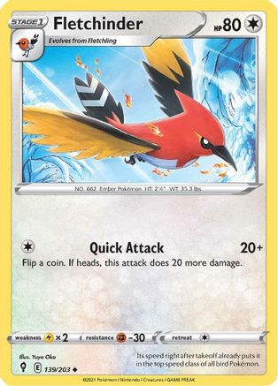 Fletchinder 139/203/203 - Uncommon