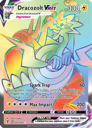 Dracozolt VMAX (Secret) 210/203/203 - Secret Rare - Holofoil