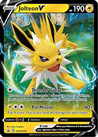 Jolteon V SWSH151/307 - Promo - Holofoil