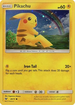 Pikachu 028/73 - Promo - Holofoil