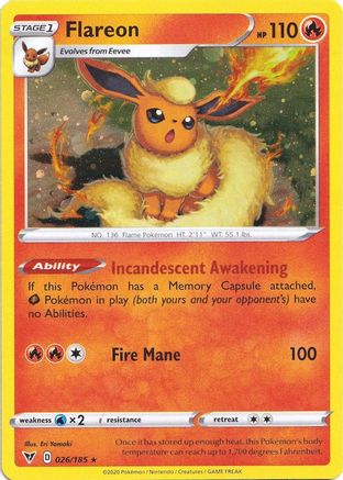 Flareon 026/185 - Promo - Holofoil