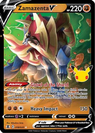 Zamazenta V 018/025/25 - Ultra Rare - Holofoil