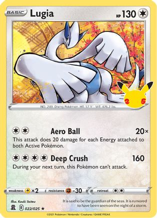 Lugia 022/025/25 - Holo Rare - Holofoil