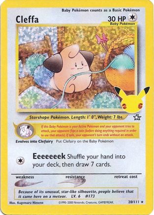 Cleffa 020/111/25 - Classic Collection - Holofoil