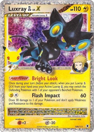 Luxray GL LV.X 109/111/25 - Classic Collection - Holofoil