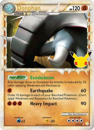 Donphan (Prime) 107/123/25 - Classic Collection - Holofoil
