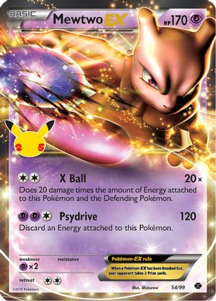 Mewtwo EX 054/99/25 - Classic Collection - Holofoil