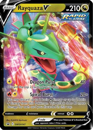 Rayquaza V SWSH147/307 - Promo - Holofoil