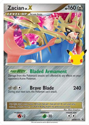 Zacian LV. X SWSH135/307 - Promo - Holofoil