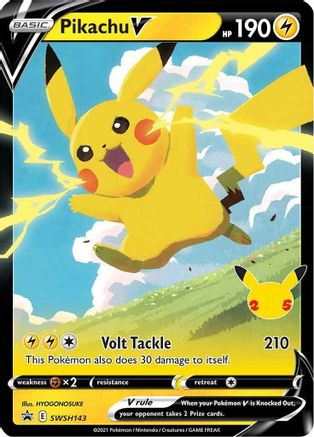 Pikachu V SWSH143/307 - Promo - Holofoil